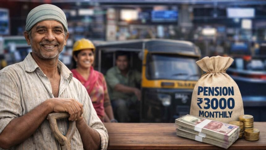 PM Shram Yogi Mandhan Yojana 3000 Pension Eligibility Apply