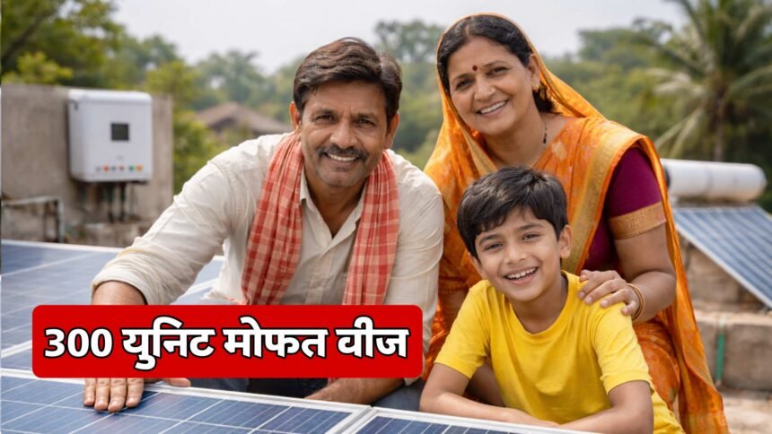 PM Surya Ghar Solar Subsidy 300 Unit Free Electricity